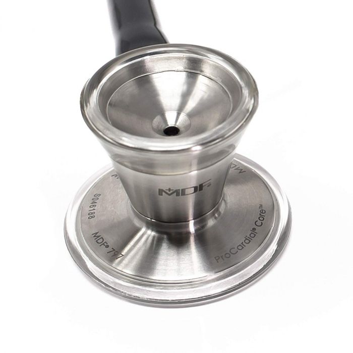 Buy MDF Classic Cardiology Dual Head Titanium Stethoscope Black ...