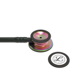 Littmann Stethoscope Classic III: Rainbow-Finish Chestpiece, black stem and headset, Black Tube 5870