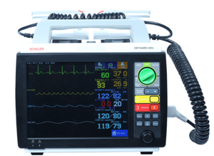 SCHILLER DEFIGARD 400x Portable Biphasic Defibrillator with monitor