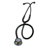 Littmann Stethoscope Classic III: Rainbow-Finish Chestpiece, black stem and headset, Black Tube 5870