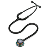 Littmann Stethoscope Classic III: Rainbow-Finish Chestpiece, black stem and headset, Black Tube 5870