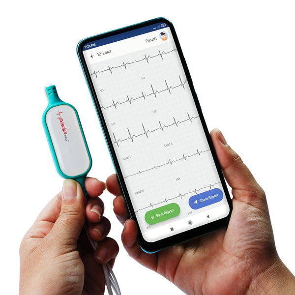 Sunfox Spandan Neo ECG Device, Heart Rate Monitor