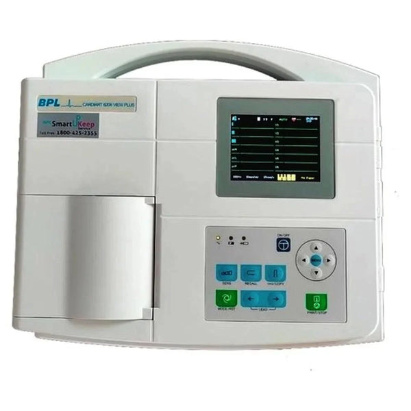 BPL ECG Machine Cardiart 6208 View With 3 YEARS WARRANTY