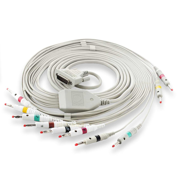 ECG Patient Cable for BPL Cardiart 6108T (Compatible)
