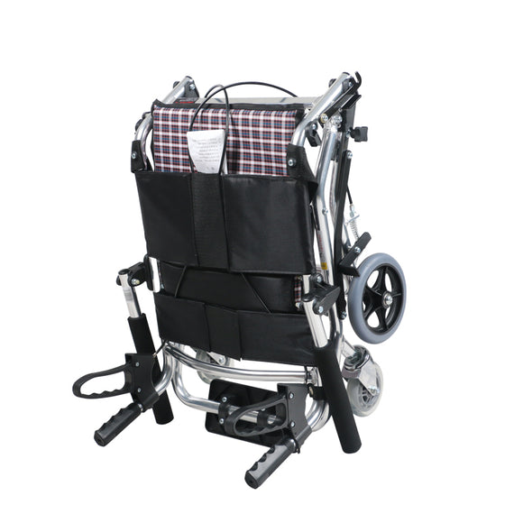 Yuwell Transit Wheel Chair-Aluminium -Foldable Compact model with Bag (1100A)