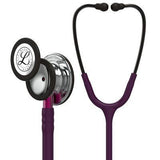 Littmann Classic III Stethoscope: Mirror Chestpiece, Plum Tube, Pink Stem and Smoke Headset, 27 inch, 5960