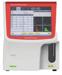 GB PentaCell 5 Part Differential Double Chamber - Haematology analyzer -With RFID