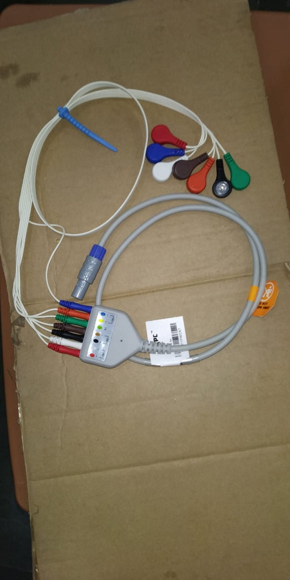 Holter ECG Cable set with 7 leads.