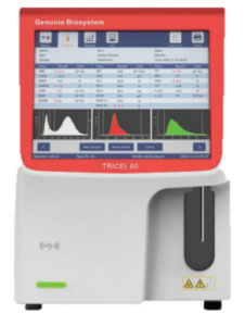 GB TriCell 60 - 3 Part Differential Double Chamber - Haematology analyzer -With RFID