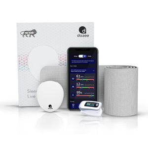 Dozee Contactless, Stress, Sleep, Heart and Respiratory Health Monitoring Device with Spo2