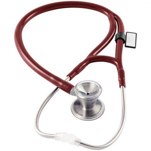 MDF Classic Cardiology Dual Head Stainless Steel Stethoscope - Burgundy (NAPA) (MDF79717)