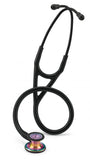 Littmann Cardiology IV Stethoscope, Rainbow-Finish Chestpiece, Black Tube, 27 inch, 6165