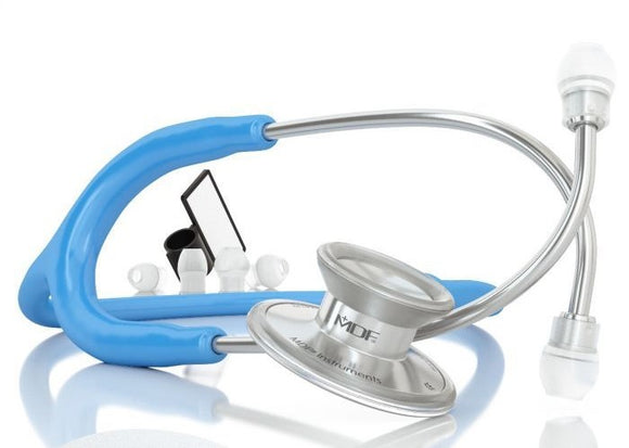 MDF Acoustica Stethoscope Pediatric- Bright Blue (MDF747XPC14)