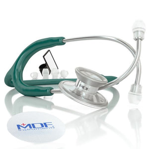 MDF Dual Head Pediatric Stethoscope- Aqua Green (MDF747C09)