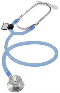 MDF Dual Head Pediatric Stethoscope- Translucent Blue (MDF747CIIC)