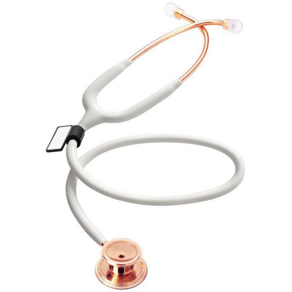 MDF MD One Stainless Steel Premium Dual Head Stethoscope -Rose Gold White (MDF777RG29)