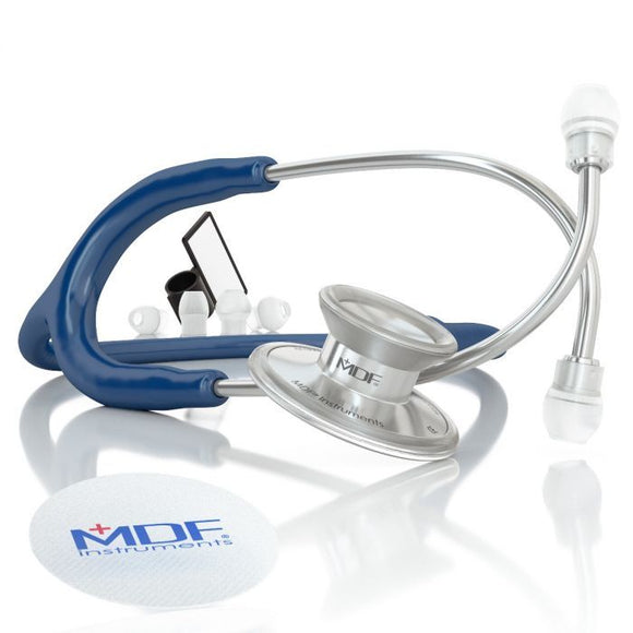 MDF Acoustica Stethoscope Pediatric- Navy Blue (MDF747XPC04)